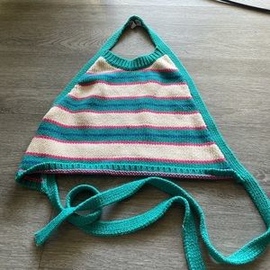 Striped crop top